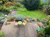Südterrasse Blick von oben