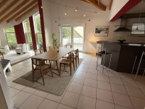 Wohnbereich Anbau - virtuell möbliert