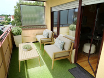 Balkon - virtuell möbliert