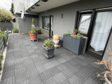 Einhausen, sanierte 3 ZKB EG-Wohnung mit großer Süd-Terrasse+Pkw-Stellplatz in ruhiger Ortsrandlage
